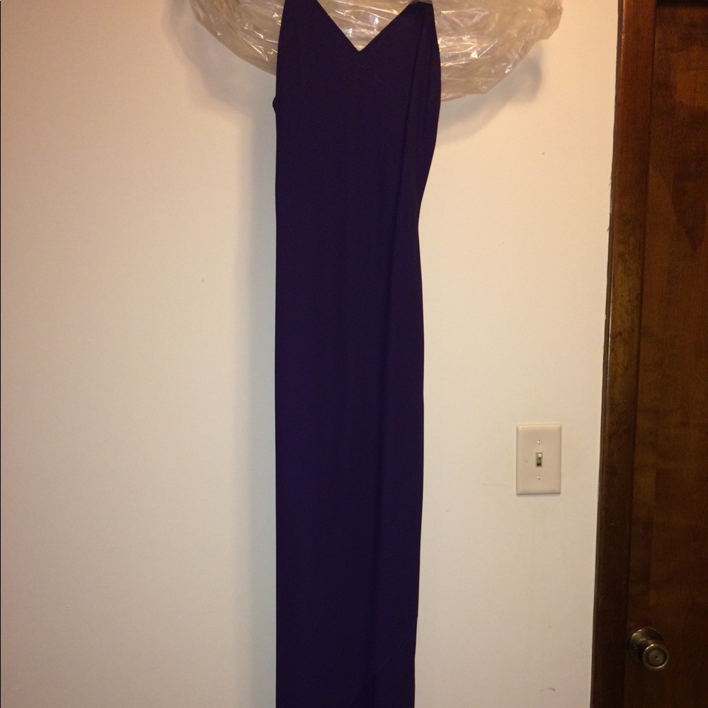 Deep purple formal dress